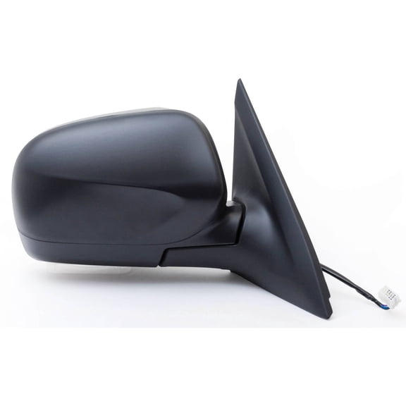 71515U - Fit System Passenger Side Mirror for 09-10 Subaru Forester, black, PTM cover, foldaway, Power