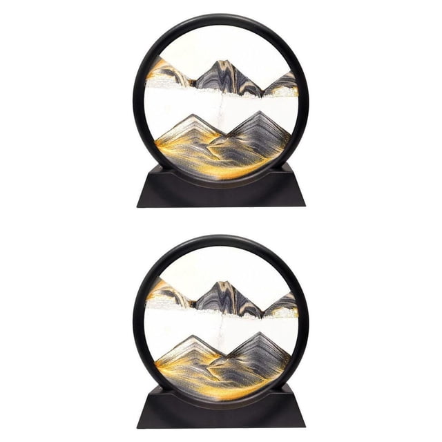 2x Arenas Pintura Artística 3D Imágenes Dinámicas de Paisajes de Arena Nunca Se Repiten perfecl Imagen de arte de arenas en movimiento