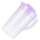 thumbnail image 3 of EeaseMX Jarra de agua fría de plástico resistente a altas temperaturas, con gran capacidad para almacenar leche de soja, jugo y té perfumado, 2 l (morado)., 3 of 7