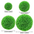 thumbnail image 2 of Xloro Topiary Ball, Faux Boxwood Decorative Balls, Artificial Topiary Ball for Backyard, Potted Plants for Indoor Outdoor, 5.12" Green Round Hanging Balls, Front Porch Home Decor, 2 of 4