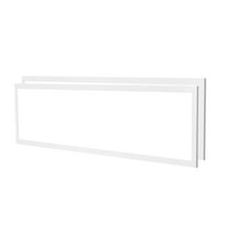 KFFKFF 1x4 FT LED Flat Panel Light, 5700 LM, Ceiling Lighting Fixture with Adjustable Color Temperature 3000K/4000K/5000K, 25W/30W/40W, 0-10V Dimmable, Ultra-Thin Design for Home and Kitchen, 2 Pack