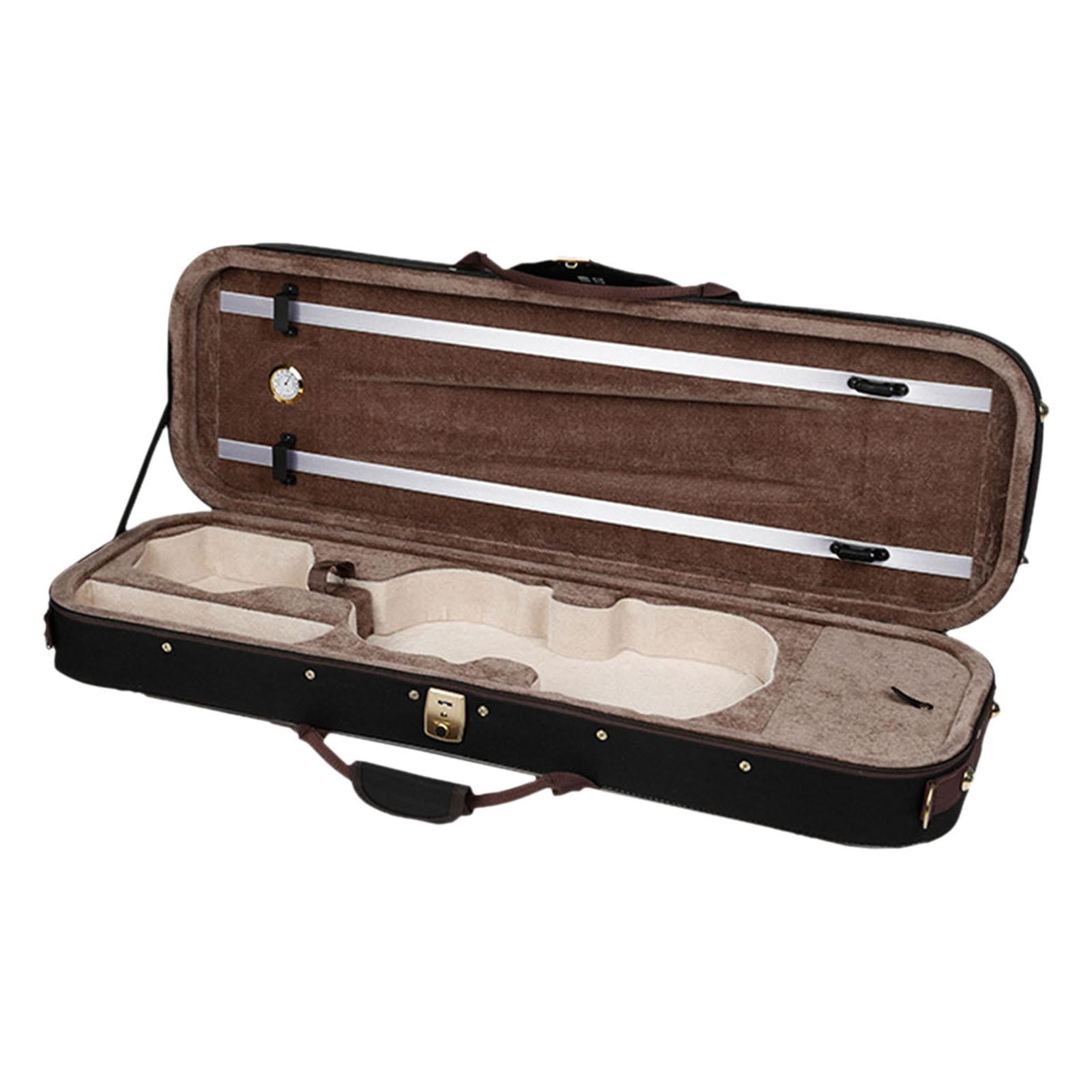 LeeQinersw Violin Case Carrying Bag Portable Lightweight Protection Professional Violin Box Style B