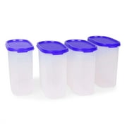 Tupperware Oval Dry Storage Containers 1.7L 4pc