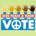 thumbnail image 3 of CafePress - Vote Peace Infant T Shirt - Infant T-Shirt, 3 of 4