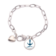 thumbnail image 1 of Ancla F. Pulsera de cadena de corazón joyería encanto moda, 1 of 3