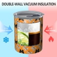 thumbnail image 2 of 12oz Coffee Tumblers Orange Black Butterfly Pattern Stainless Steel Vacuum Insulated Travel Tumbler Coffee Cups Mug with Lid and Straw with Cleaning Brush for Cold & Hot Drinks, 2 of 5