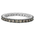thumbnail image 2 of Champagne Diamond Eternity Ring Band in 14k White Gold (0.50ct), 2 of 2