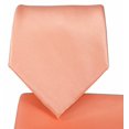 thumbnail image 1 of Oliver George Solid Pattern NeckTie Set (Salmon), 1 of 1