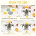 thumbnail image 4 of Uxcell 4-Pack Silicone Pot Lid Covers, 1.1" ID Universal Pot Lid Top Knob Heat Resistant Handle Caps [Green, Primate Style], 4 of 6