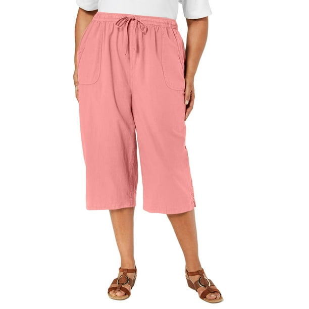 karen scott petite drawstring pants