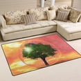 thumbnail image 2 of Dreamtimes Lightweight Soft Area Rugs 31x20 Inch, Green Tree in The Bubble Floor Mat Doormat for for Rooms Entrance Hardwood Floor Living Room 2'7" x 1'8"） Nursery Rugs, 2 of 6