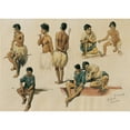 thumbnail image 2 of Joseph Selleny 24x18 Black Ornate Framed Double Matted Museum Art Print Titled: Native of the Island of Puinipet (Ponape), Caroline Islands (1858), 2 of 5