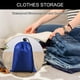 thumbnail image 1 of 2 Piezas Bolsas con Cordón de Poliéster Azul Bolsas con Cordón para Ropa Bolsas con Cordón con Asa Almacenamiento de Ropa Bolsas con Cordón a Prueba de Polvo Publicidad y Promoción, 1 of 5