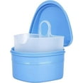 thumbnail image 2 of Denture Cleaning Kit: Denture Cleaning Case with Denture Brush(Blue), 2 of 5