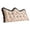 Coffee, variant on Headboard Pillow Bed Backrest Cushion With Tufted Ruffled Edge For Bedroom Reading Support(White-47.24"×21.65")