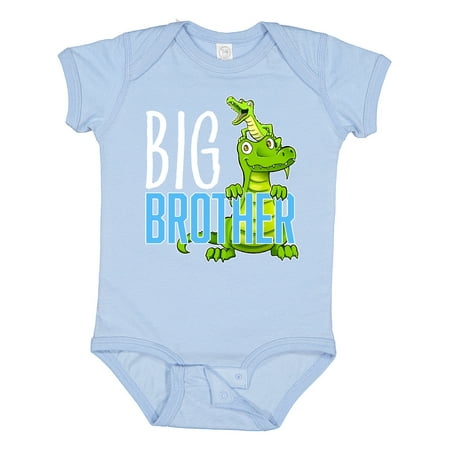 

Inktastic Big Brother with Cute Alligators Boys or Girls Baby Bodysuit