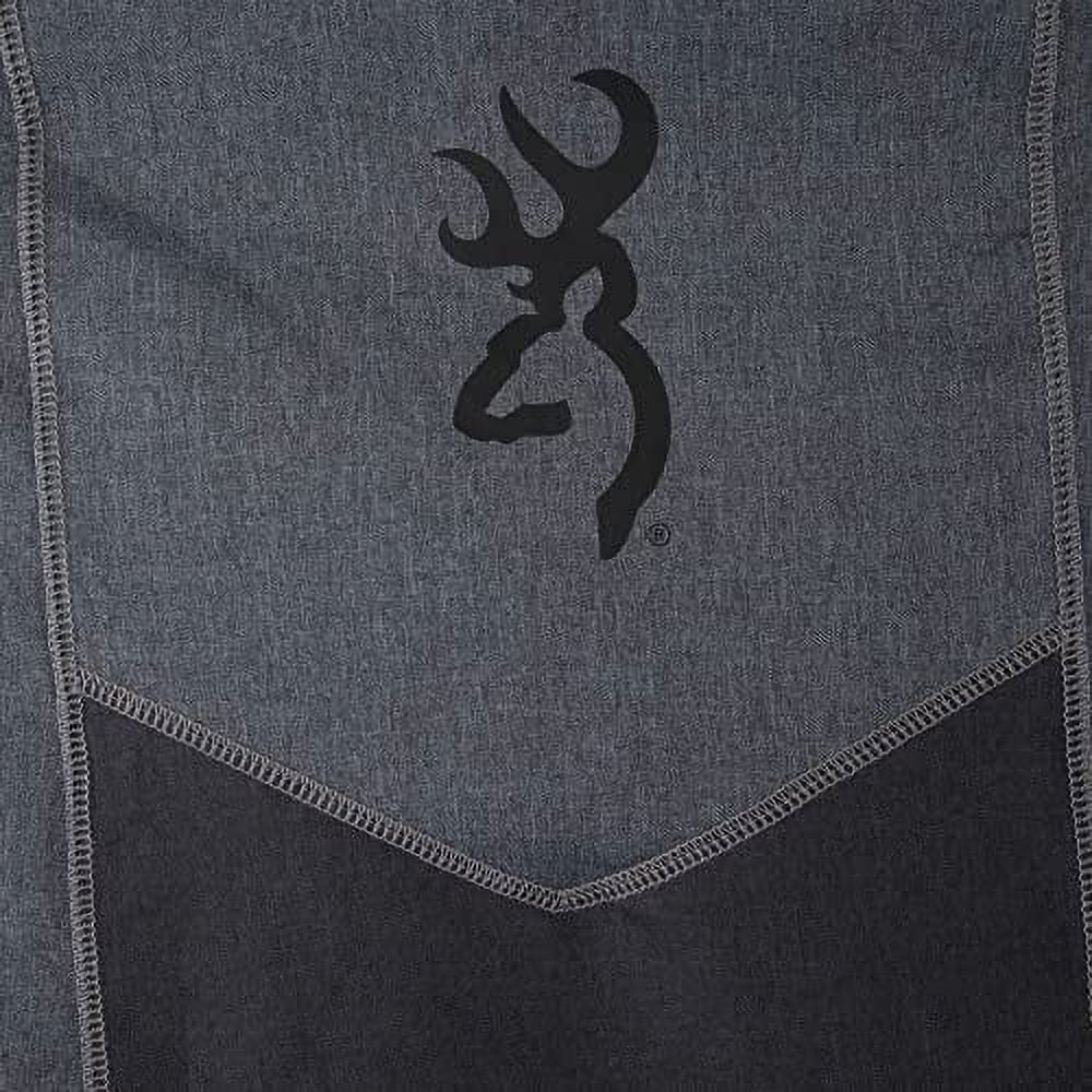 Browning Universal Low Back, Water and Dirt Resistant Car, Truck, and SUV Seat Covers, Chevron (Heather Gray/Black),