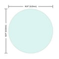 thumbnail image 2 of 24" Inch Round Tempered Glass without Base,1/4" Inch Thick Flat Polished Edge,Coffee, Dining Table, 2 of 8