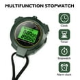 thumbnail image 3 of YOSADIER Green Digital Stopwatch for Game Timekeeping Professional Multi Function Timer, 3 of 6
