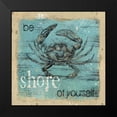 thumbnail image 2 of Robinson, Carol 12x12 Black Modern Framed Museum Art Print Titled - Be Shore, 2 of 5