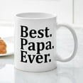 thumbnail image 3 of CafePress - Best Papa Ever. Mugs - 11 oz Ceramic Mug - Novelty Coffee Tea Cup, 3 of 4