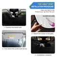 thumbnail image 2 of Dog with Glasses Drink Car Windshield Sun Shade Foldable Car Front Window Visor Heat and UV Protection 53x23.5, 2 of 8
