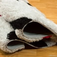 thumbnail image 3 of Allstar Grey Shaggy Area Rug with 3D Red and Black Lines Design. Contemporary Formal Hand Tufted (5' x 7'), 3 of 6