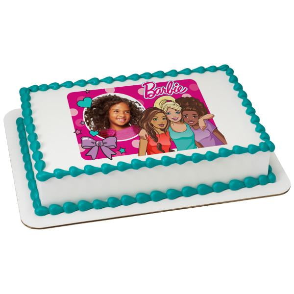 Barbie Fashionistas Edible Cake Topper Image Frame