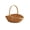A, variant on Handwoven Wicker Picnic Basket With Handle Natural Straw Easter Gift Basket 8.7x6.3x8 Inch
