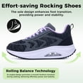 thumbnail image 4 of AOV Womens Arch Support Walking Shoes Plantar Fasciitis Fashion Sneakers Tennis Shoes for Foot Pain Relief, US Size 6, 4 of 8