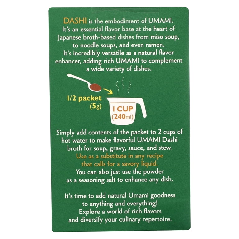 MUSO From Japan, Umami Broth Vegan Dashi Powder, 1.40 oz - Walmart.com