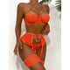 thumbnail image 4 of Conjunto de lencería abierta para mujer, conjunto exótico de vendaje transparente con cordones, lencería de malla, Sujetador de encaje, conjunto de lencería Sexy, nuevo estilo, 4 of 4