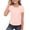 Pink, variant on BLTIBY Girls Cap Sleeve Shirts Crew Neck Cute Summer Ruffle Hem Tops Loose Casual Short Sleeve Tees Soft Kids Clothes Green 13-14 Years