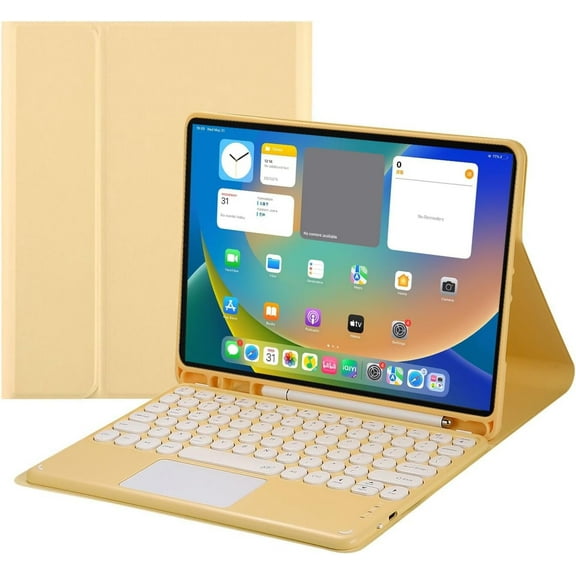 MATN Touch Keyboard Case for iPad 10th Generation 10.9 Inch Tablet (2022 Release) with Pencil Holder - Magnetically Detachable Touch Bluetooth Keyboard