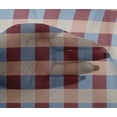 thumbnail image 4 of oneOone Viscose Chiffon Grayish Blue Fabric Gingham Check Fabric For Sewing Printed Craft Fabric By The Yard 42 Inch Wide, 4 of 4