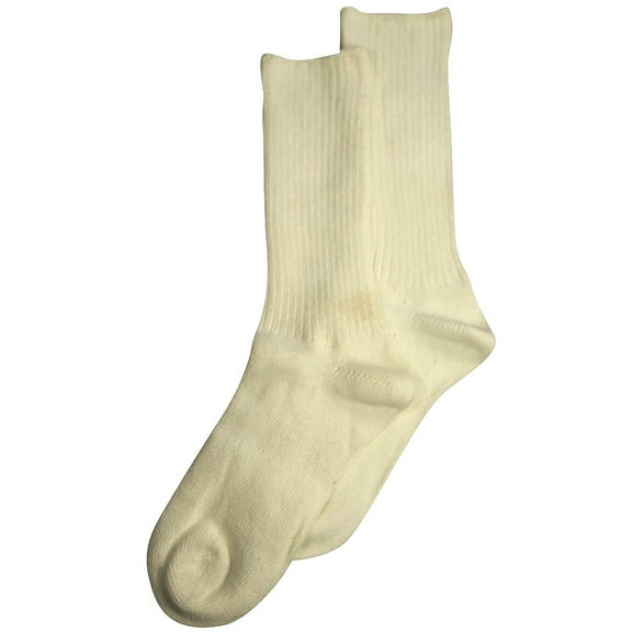 Tic Tac Toe Girls Crew Sock 31895-XX-Large (IVORY)