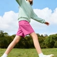 thumbnail image 6 of School Uniform for Boys Girls Classic Pull On Elastic Back Shorts with Pockets Boys Pink Shorts Back To School Outfits for Boys Little Boys Shorts Size 9-10 Years, 6 of 6