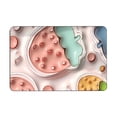 thumbnail image 2 of Summer Savings Clearance! Boovnll Bathroom Rugs, 16x24" Super Soft & Absorbent Non-Slip Diatomite Bath Mat, Quickly Dry Thicken Bath Mats for Bathroom, Kitchen, Floor, Door Mat, Bathroom Mat, 2 of 6