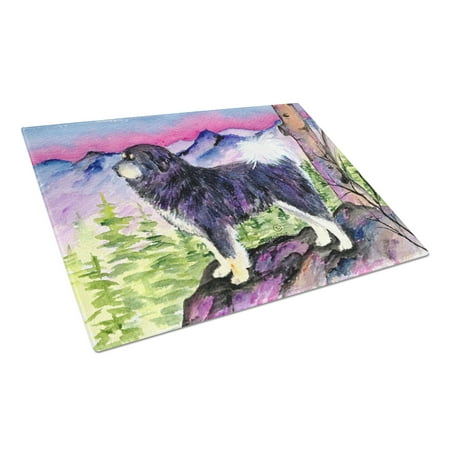 

Carolines Treasures SS8528LCB Tibetan Mastiff Glass Cutting Board Large 12H x 16W multicolor