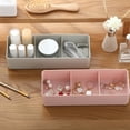 thumbnail image 2 of Caja de almacenamiento de 3 rejillas Billuyoard organizadores de maquillaje desmontables color Blanco, 2 of 6
