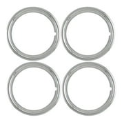 Teledu 18" Plastic Chrome Beauty Rings TRIM RING SET -(Left, Right, Front, Rear)