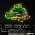 thumbnail image 2 of Craftnamesign Guacamole Neon Sign, Mexico Restaurant Decor, Avocado Signs, 2 of 4