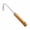 Color, variant on Stainless Steel Weeding Tool with Wooden Handle – Ergonomic Grass Hook & Root Extractor for Dandelions and Deep Weeds – Garden Drafter Tool