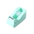 thumbnail image 2 of Tape Dispenser, Portable Efficient Tape Holder, Plastic Desktop Cutter for Office Home Use with Multiple Color Options, Green, 2 of 6