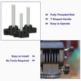 thumbnail image 4 of 15Pack Metric Carbon Steel Clamping Screw Knob T Shaped Thumb Screws M4 x 10mm, 4 of 5