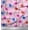 Pig Pink, variant on Soimoi Black Cotton Duck Fabric Artistic Floral Printed Fabric 1 Yard 42 Inch Wide