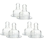 Natural Flow Wide Neck Nipples - Multipacks