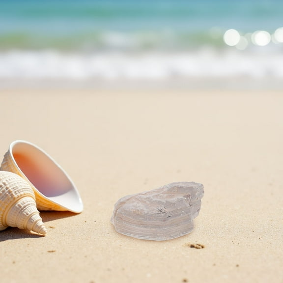 HONMEET Landscaping Rocks Beige Quartz Outdoor Decorative Rocks for Garden and Yard 5 Pieces