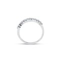 thumbnail image 3 of 10kt White Gold Womens Round Diamond Single Row Band Ring 1/6 Cttw, 3 of 4