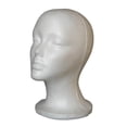 thumbnail image 5 of TOOYFUL Mannequin Head Man's Head Display Stand Easily to Carry Stable Round Base Foam Head for Headset Shop Salon Commercial C, 5 of 9